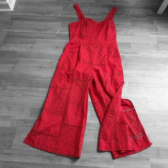 Parker Ashton Eyelet Jumpsuit Size 6 - Picture 6 of 7